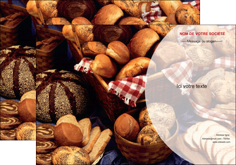 personnaliser modele de pochette a rabat boulangerie pain brioches boulangerie MLIG33498