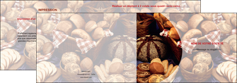 cree depliant 2 volets  4 pages  boulangerie pain boulangerie patisserie MLIG33534