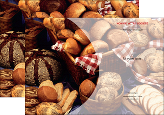 exemple pochette a rabat boulangerie pain boulangerie patisserie MLIG33536