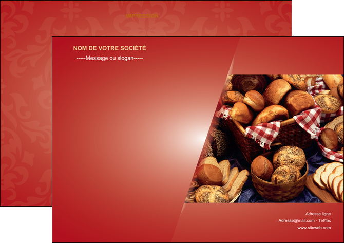 imprimer flyers boulangerie pain boulangerie patisserie MID33720