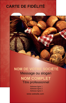 maquette en ligne a personnaliser carte de visite boulangerie pain boulangerie patisserie MID33730