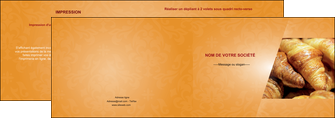 creation graphique en ligne depliant 2 volets  4 pages  boulangerie croissants boulangerie patisserie MID33752