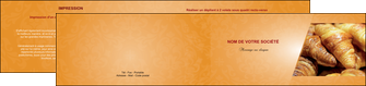 impression depliant 2 volets  4 pages  boulangerie croissants boulangerie patisserie MID33754