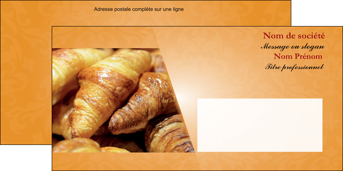 impression enveloppe boulangerie croissants boulangerie patisserie MID33764