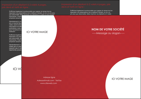 creer modele en ligne depliant 2 volets  4 pages  texture contexture structure MLIP33928
