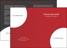 creer modele en ligne depliant 2 volets  4 pages  texture contexture structure MLIG33928