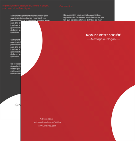 imprimer depliant 2 volets  4 pages  texture contexture structure MLIP33930