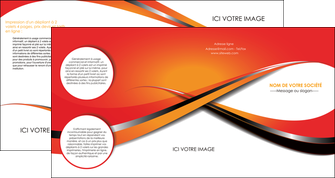 faire modele a imprimer depliant 4 volets  8 pages  texture contexture structure MLIGCH33962