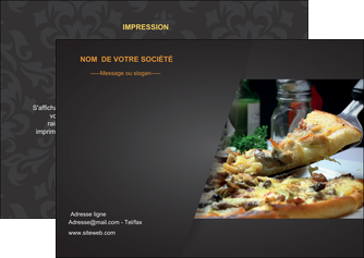 personnaliser modele de flyers pizzeria et restaurant italien pizza pizzeria restaurant italien MLGI34012