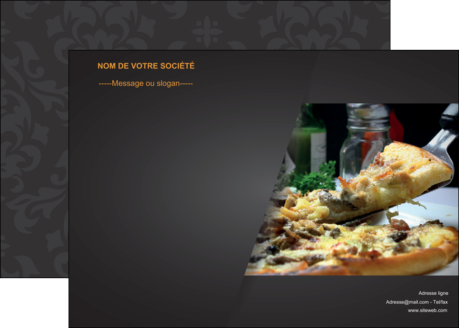 modele affiche pizzeria et restaurant italien pizza pizzeria restaurant italien MFLUOO34014