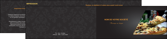 creation graphique en ligne depliant 2 volets  4 pages  pizzeria et restaurant italien pizza pizzeria restaurant italien MLGI34022