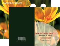 impression carte de visite agriculture fleurs bouquetier horticulteur MFLUOO34140