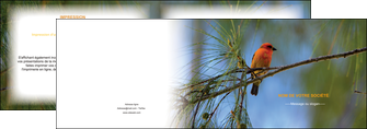 cree depliant 2 volets  4 pages  paysage nature parc naturel animaux parc naturel des oiseaux MLGI34272