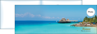 personnaliser modele de depliant 2 volets  4 pages  paysage faire part de naissance carte pour naissance plages MIDBE34358