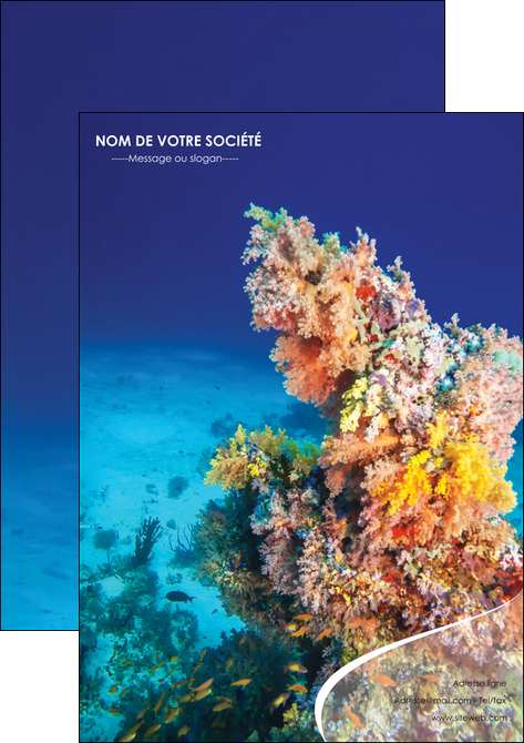 modele affiche plongee  plongee plongee sous marine centre de plongee MIDBE34362