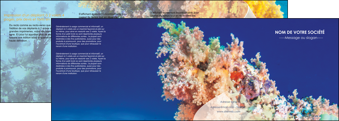 impression depliant 4 volets  8 pages  plongee  plongee plongee sous marine centre de plongee MIDBE34370