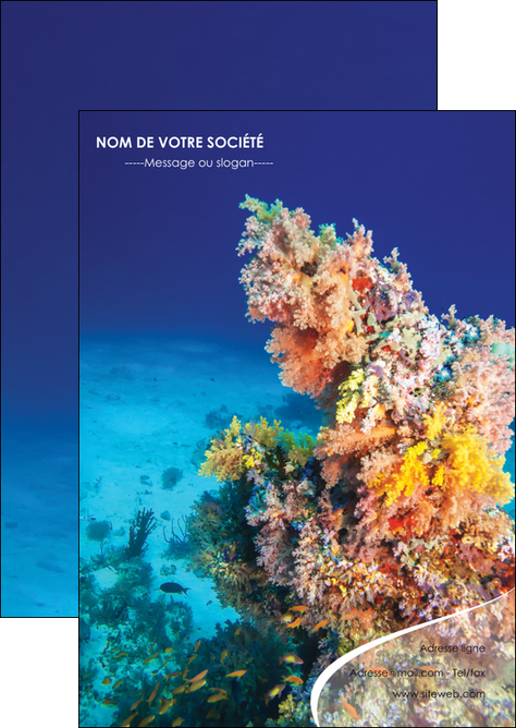 modele en ligne flyers plongee  plongee plongee sous marine centre de plongee MIDBE34384