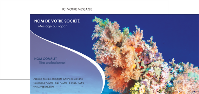 realiser carte de correspondance plongee  plongee plongee sous marine centre de plongee MIDBE34386
