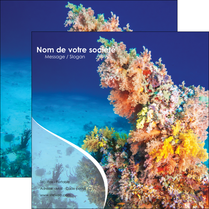 impression flyers plongee  plongee plongee sous marine centre de plongee MIDBE34392