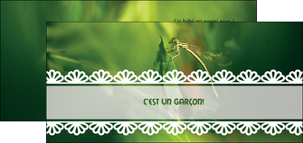 realiser flyers faire part de naissance carte pour naissance feuilles MIDBE34468