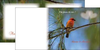 modele depliant 2 volets  4 pages  mariage faire part de mariage invitation mariage MLIG34494