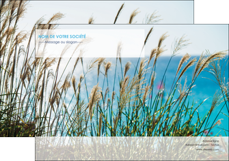 modele flyers paysage nature champs fleurs MLGI34662