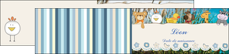 impression depliant 2 volets  4 pages  faire part de naissance carte de naissance carton invitation naissance MIDBE34830