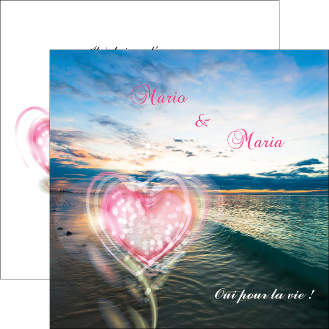 personnaliser modele de flyers faire part de mariage invitation mariage noces MLIG34872