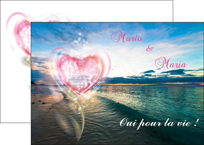 creation graphique en ligne flyers faire part de mariage invitation mariage noces MLIG34878