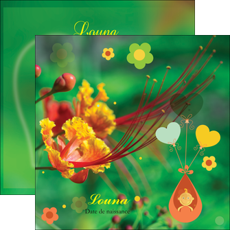 imprimerie flyers fleur naissance nature MIDBE34952