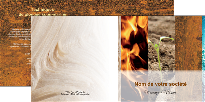 impression depliant 2 volets  4 pages  restaurant menu restaurant plats MIDLU35016