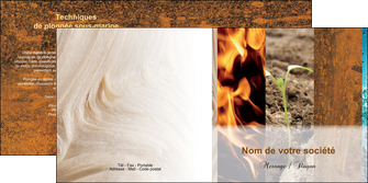 impression depliant 2 volets  4 pages  restaurant menu restaurant plats MIDLU35016