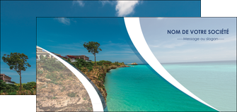 personnaliser modele de flyers sejours mer plage bord de mer MID35046