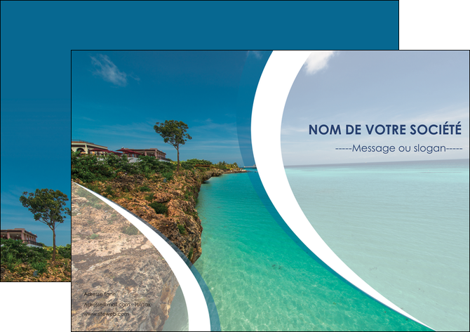 realiser affiche sejours mer plage bord de mer MID35050