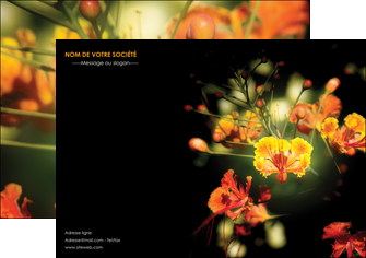 creer modele en ligne flyers fleuriste et jardinage fleurs printemps jardin MLIG35134