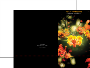 creer modele en ligne pochette a rabat fleuriste et jardinage fleurs printemps jardin MLIG35170