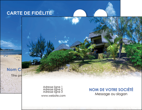 exemple carte de visite sejours agence immobilier ile maurice villa MIDLU35212