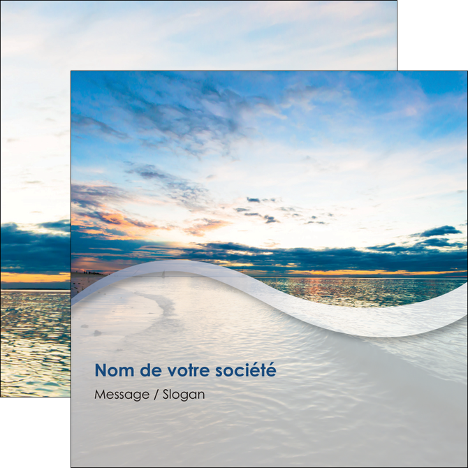 faire modele a imprimer flyers sejours plage ocean bord de mer MIDBE35564