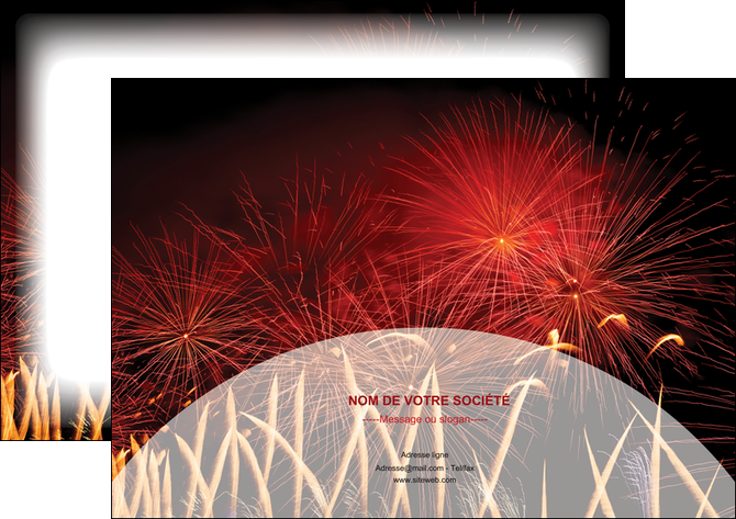 personnaliser maquette affiche 14 juillet feux dartifice artificier MIDBE35618