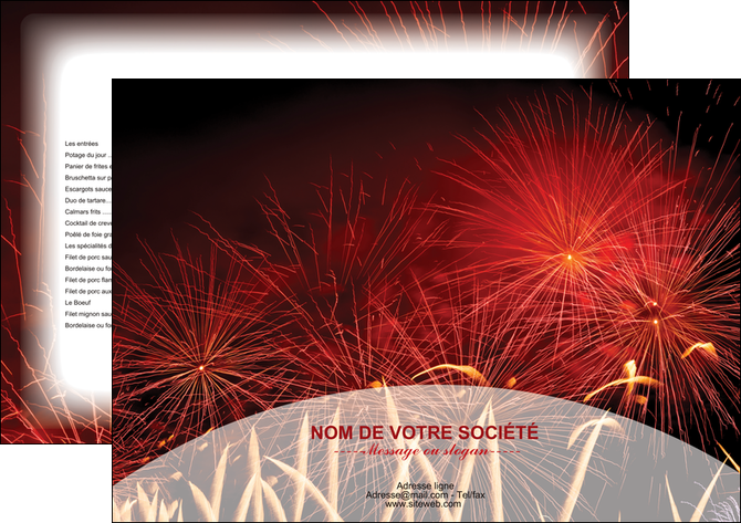 creer modele en ligne set de table 14 juillet feux dartifice artificier MIDBE35624
