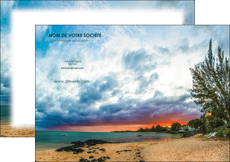 modele en ligne flyers sejours plage mer vacances MIDBE35900