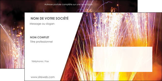 creer modele en ligne enveloppe reception et animation feu dartifice artificier artilleur MIDBE36112