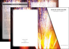 impression depliant 2 volets  4 pages  reception et animation feu dartifice artificier artilleur MLIG36136