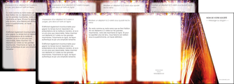 cree depliant 4 volets  8 pages  reception et animation feu dartifice artificier artilleur MLIG36138