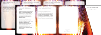 modele depliant 4 volets  8 pages  reception et animation feu dartifice artificier artilleur MLIG36140