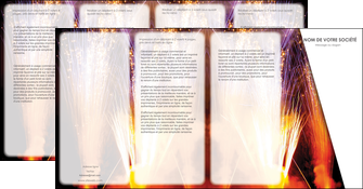 personnaliser maquette depliant 4 volets  8 pages  reception et animation feu dartifice artificier artilleur MLIG36142