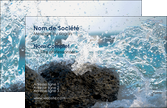 cree carte de visite mer rocher nature MLGI36234