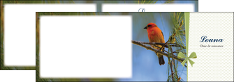 imprimerie depliant 2 volets  4 pages  oiseau nature arbre MIF36348
