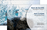 creation graphique en ligne carte de visite eau flot mer MLGI36418