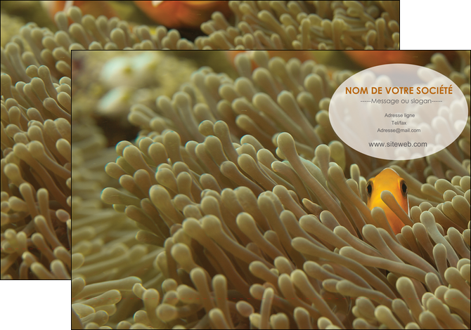 personnaliser modele de pochette a rabat animal nemo macro original MIDBE36430